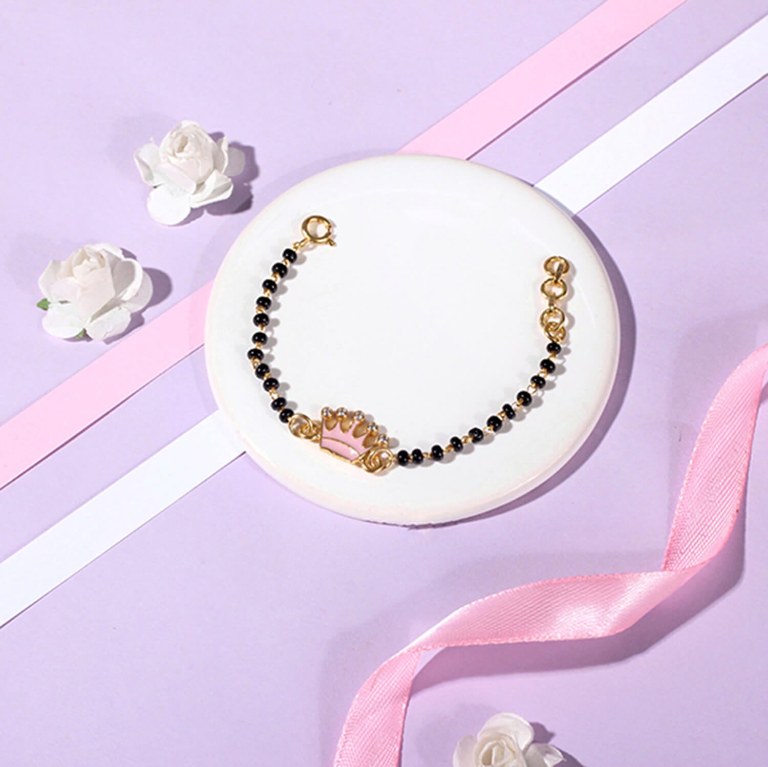 Buy Silver Nazariya Bracelets for Baby boy and girl online Elegante Kids