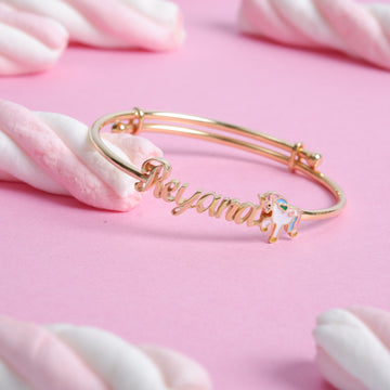 Name Unicorn Bangle