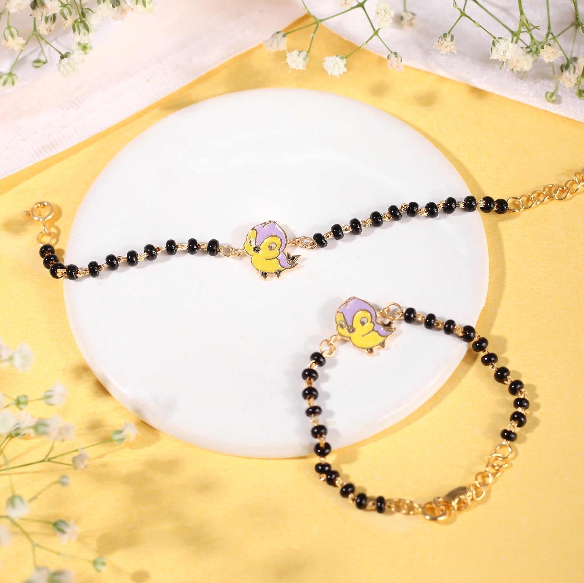 Get Infant Silver Beads Nazariya Bracelet at ₹ 1084 | LBB Shop