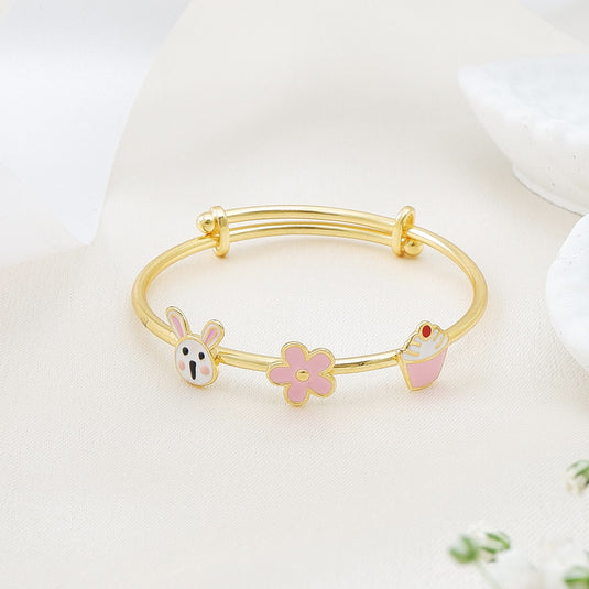 Translation missing: en.Rabbit Flower Cupcake Bangle