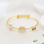 Translation missing: en.Cupcake Rainbow Butterfly Bangle