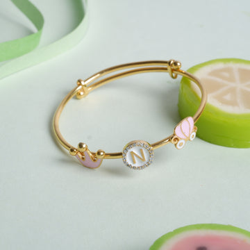 Girls Initial Bangle