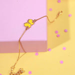 Translation missing: en.Butterfly yellow Anklet