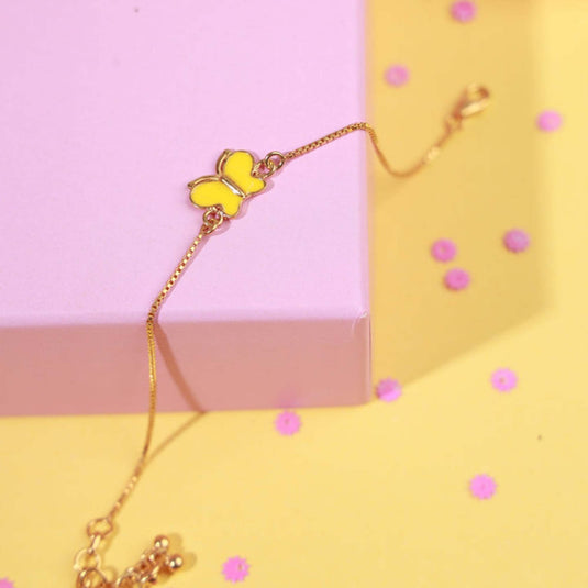 Translation missing: en.Butterfly yellow Anklet