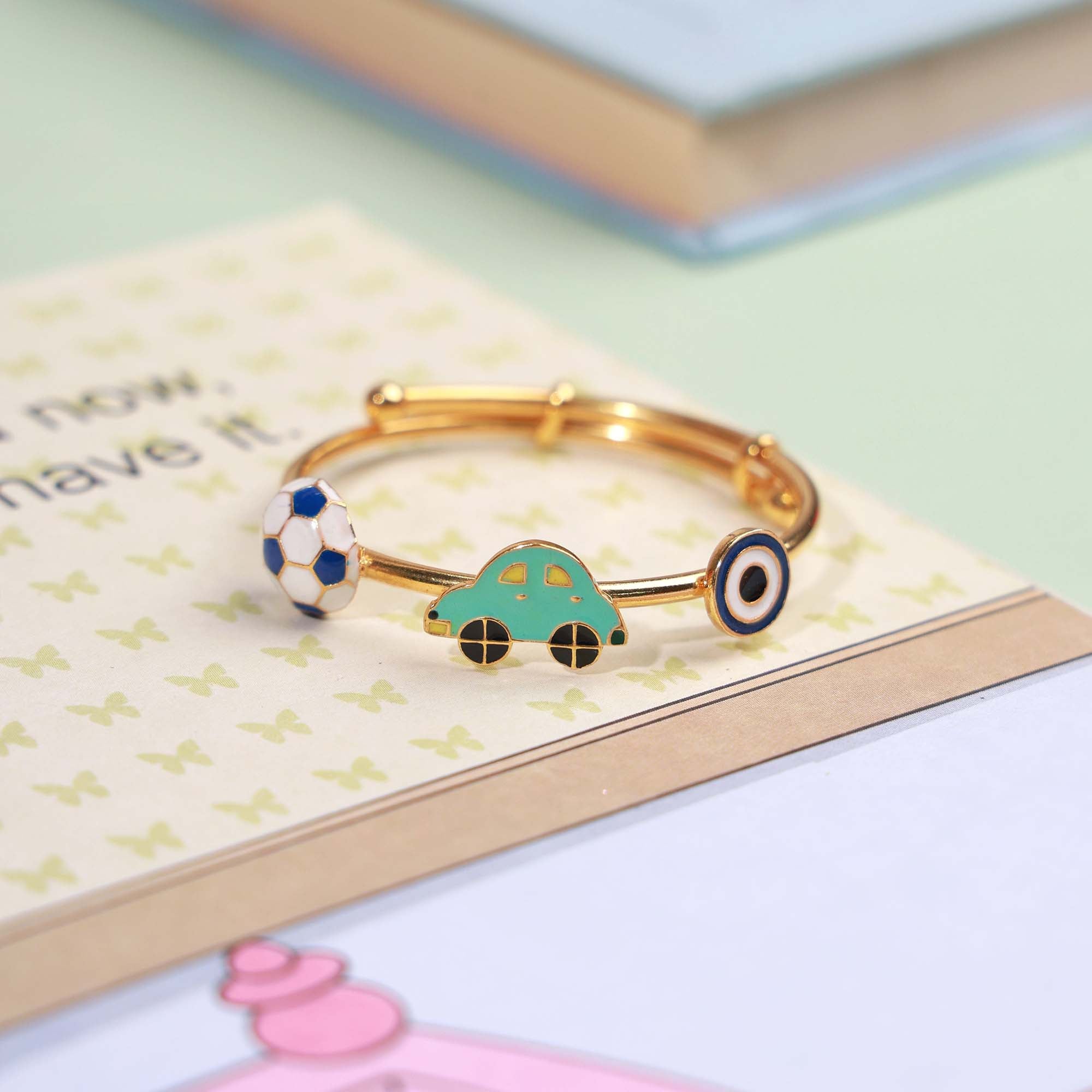 Translation missing: en.Car Football Evil Eye Bangle