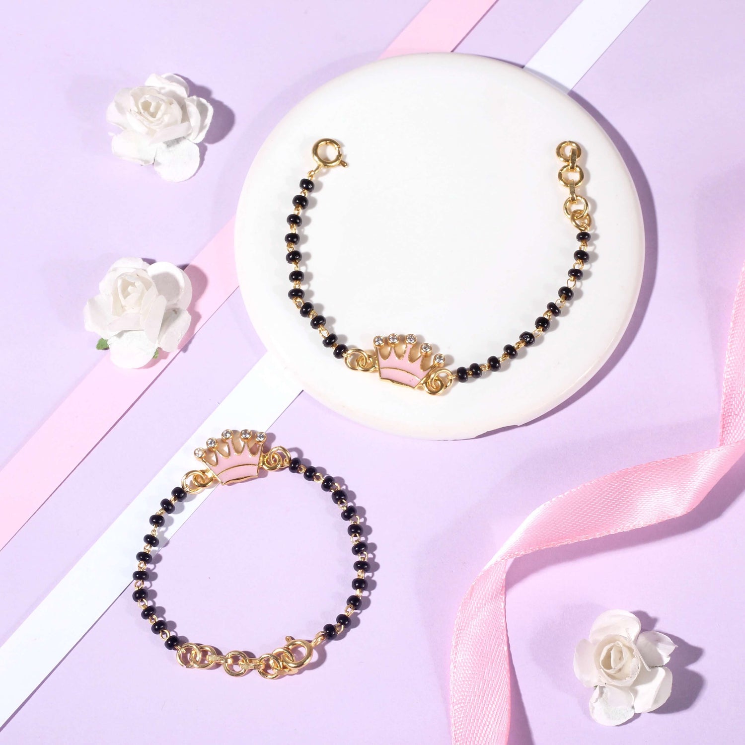 Buy Silver Nazariya Bracelets for Baby boy and girl online Elegante Kids