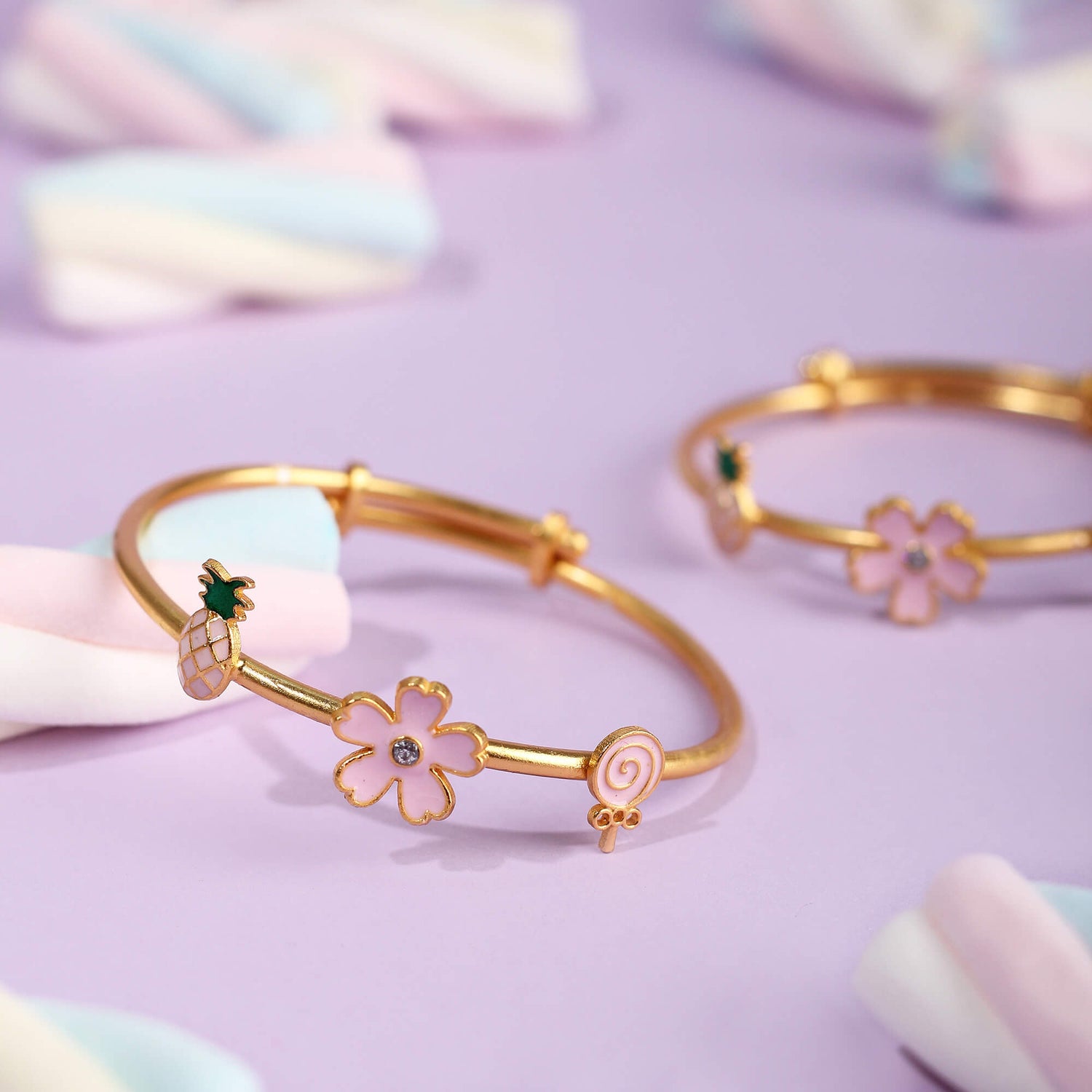 Translation missing: en.Pineapple flower candy Bangle