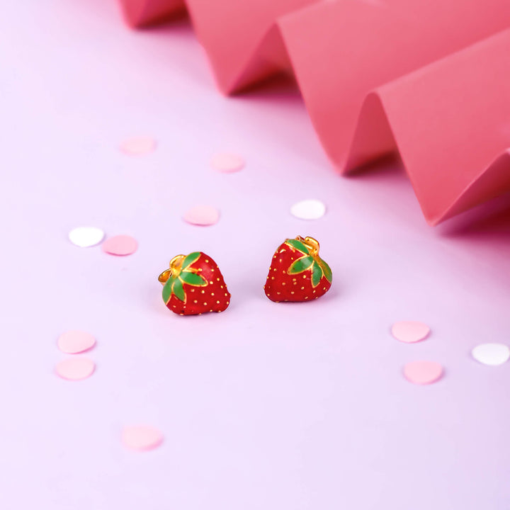 Translation missing: en.Strawberry earrings