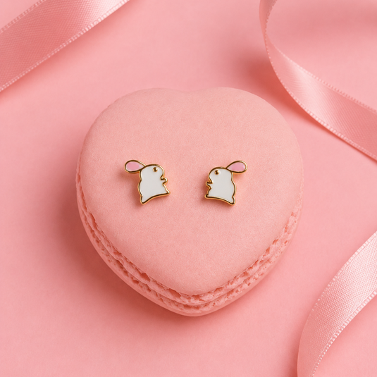 Translation missing: en.Silver Rabbit Earrings