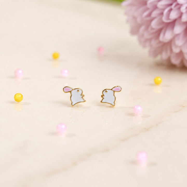 Translation missing: en.Silver Rabbit Earrings