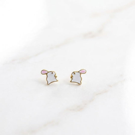 Translation missing: en.Silver Rabbit Earrings